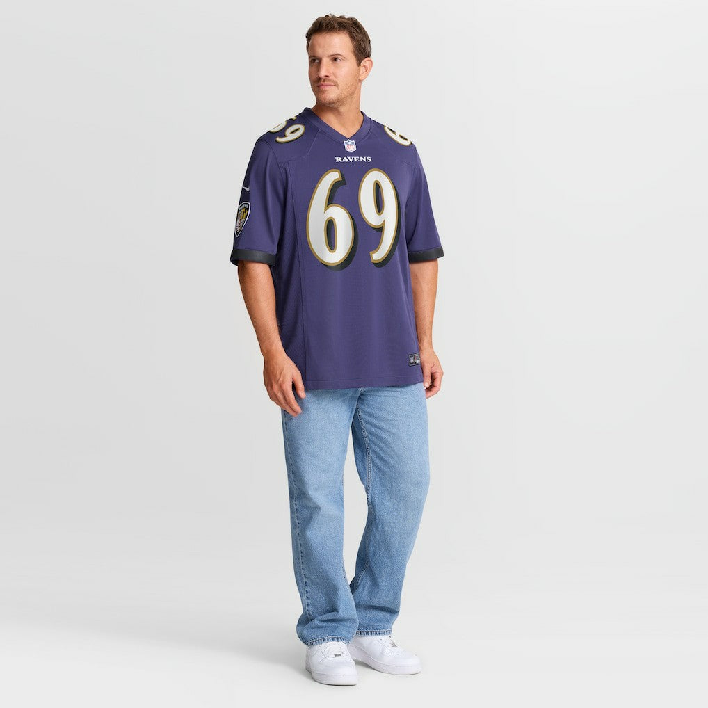 Josh Tupou Baltimore Ravens Team Game Jersey Purple | Nike for Sale