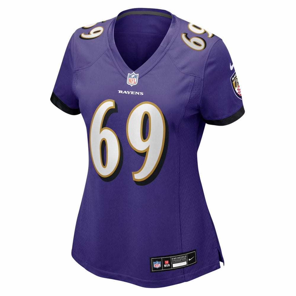 Josh Tupou Baltimore Ravens Women's Team Game Jersey Purple | Nike for Sale