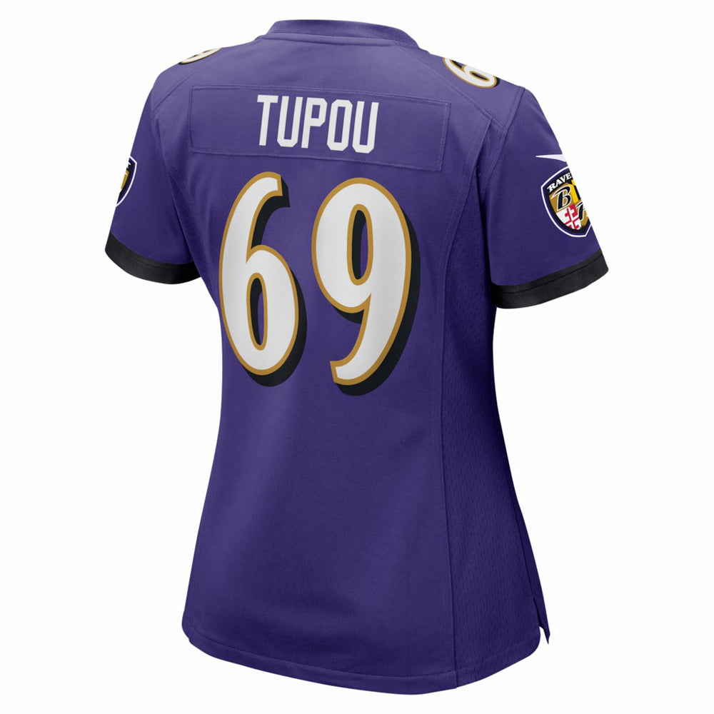 Josh Tupou Baltimore Ravens Women's Team Game Jersey Purple | Nike for Sale