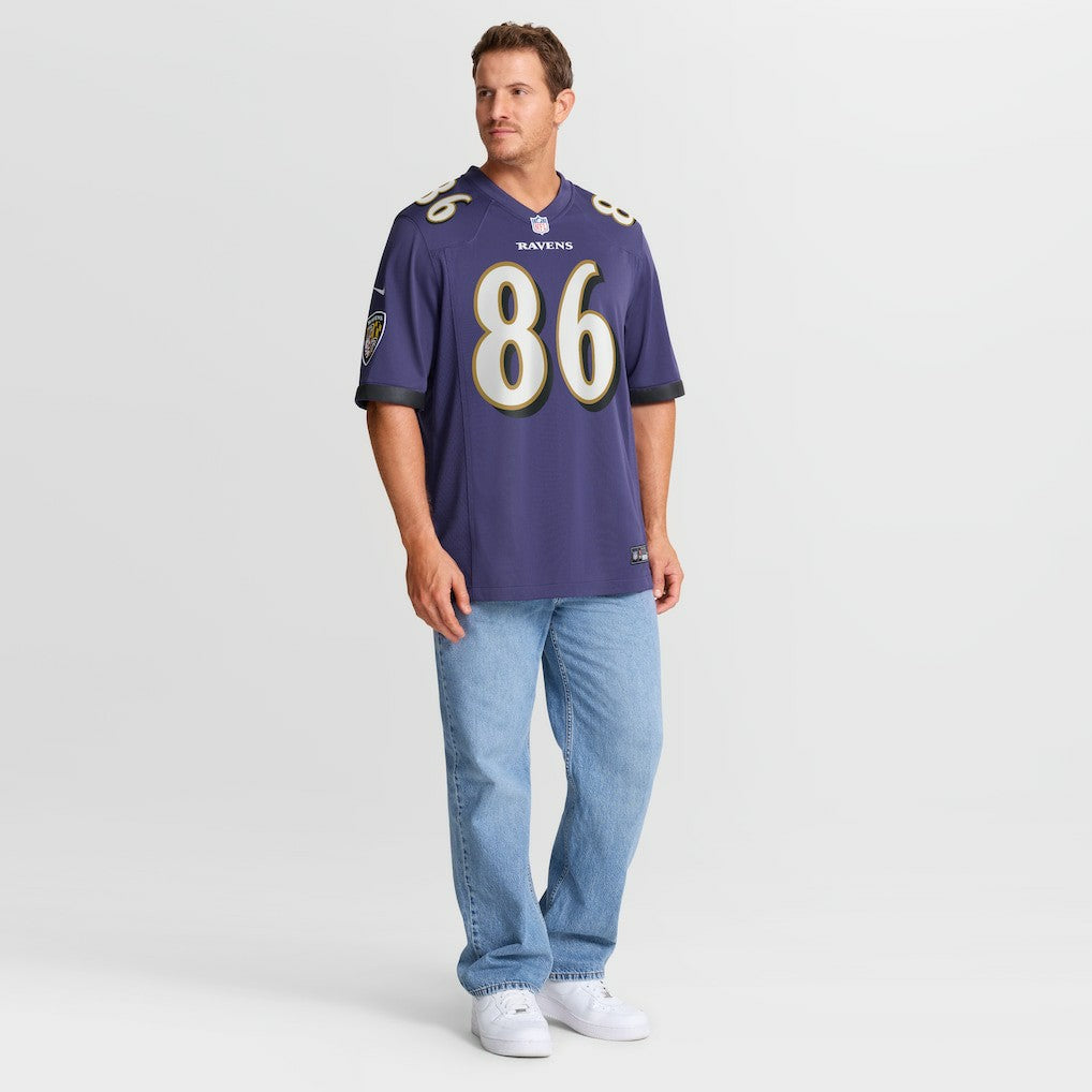 Cornelius Johnson Baltimore Ravens Team Game Jersey Purple | Nike for Sale