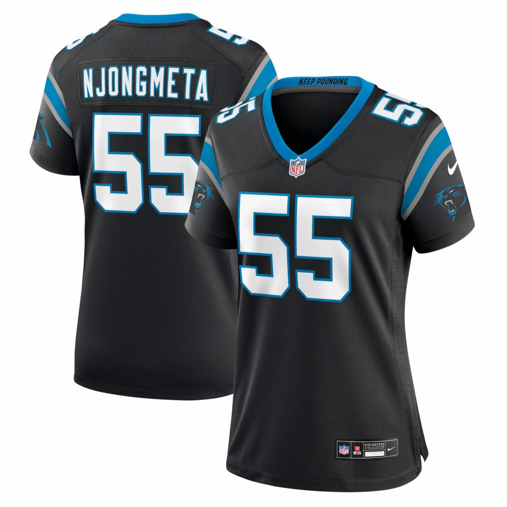 Maema Njongmeta Carolina Panthers Women's Team Game Jersey Black | Nike for Sale