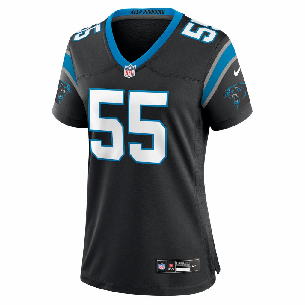 Maema Njongmeta Carolina Panthers Women's Team Game Jersey Black | Nike for Sale