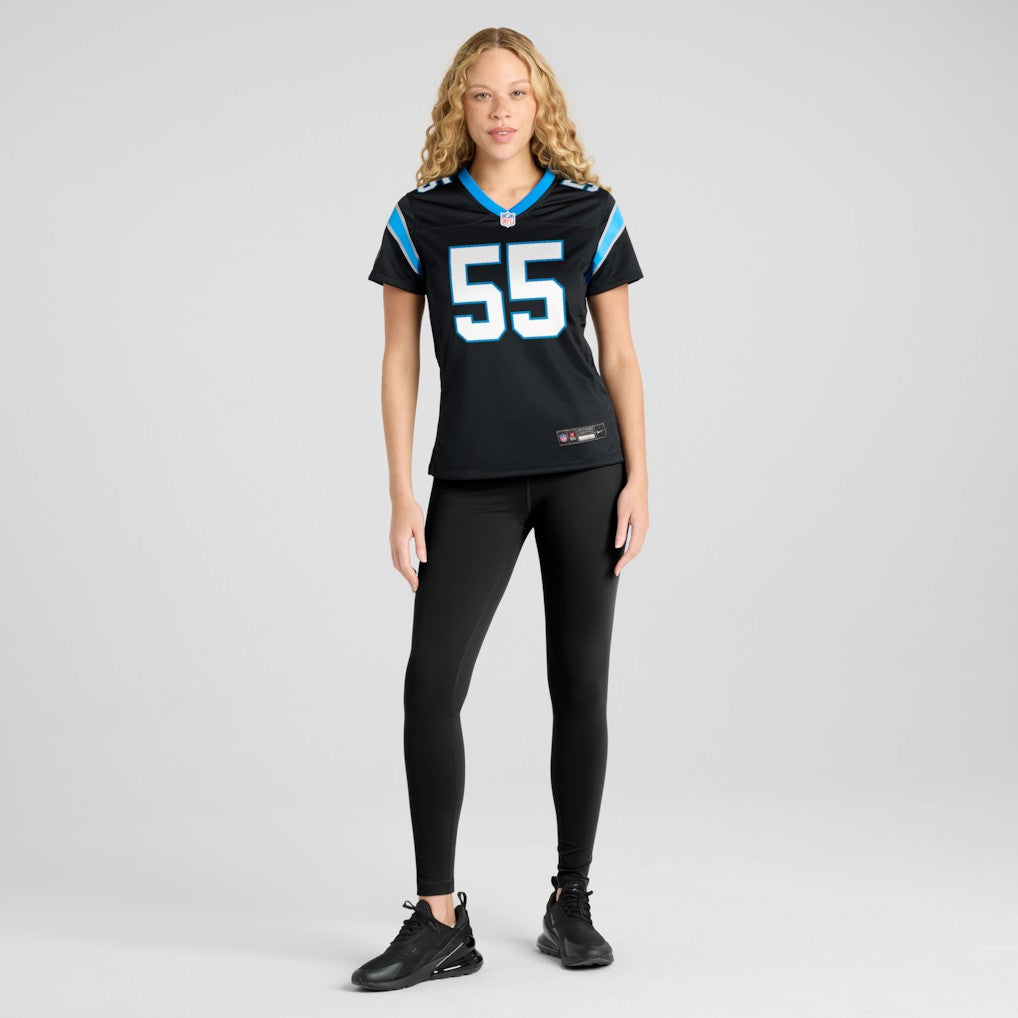 Maema Njongmeta Carolina Panthers Women's Team Game Jersey Black | Nike for Sale