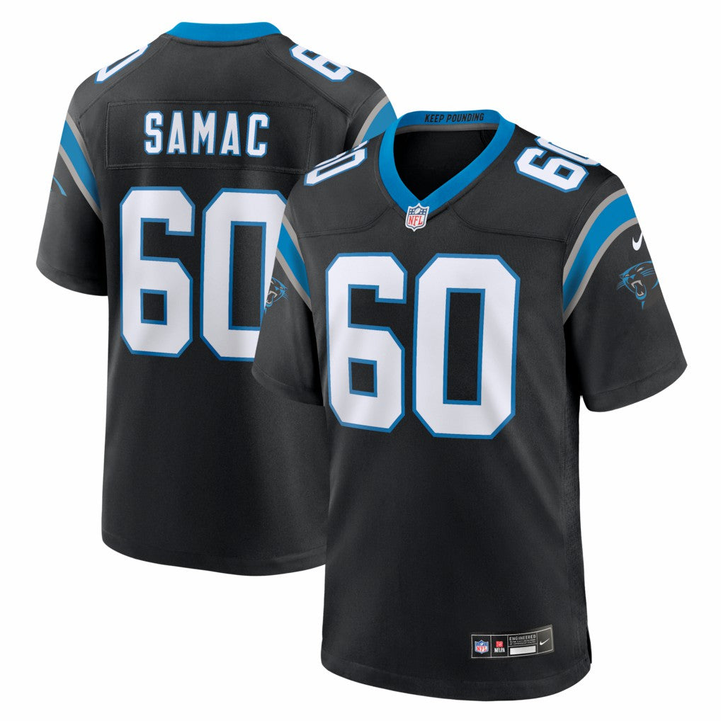 Nick Samac Carolina Panthers Team Game Jersey Black | Nike for Sale
