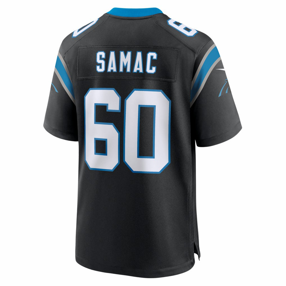 Nick Samac Carolina Panthers Team Game Jersey Black | Nike for Sale