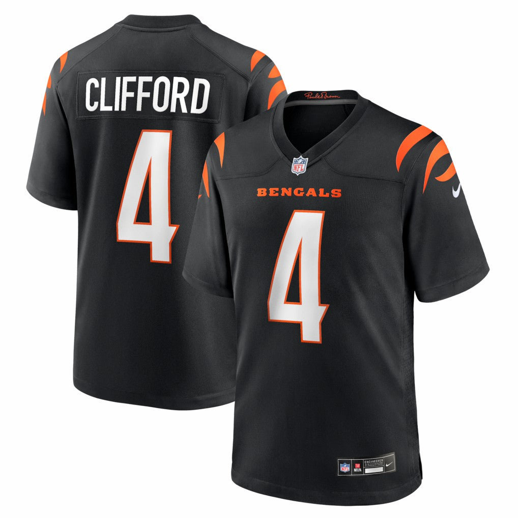 Sean Clifford Cincinnati Bengals Team Game Jersey Black | Nike for Sale