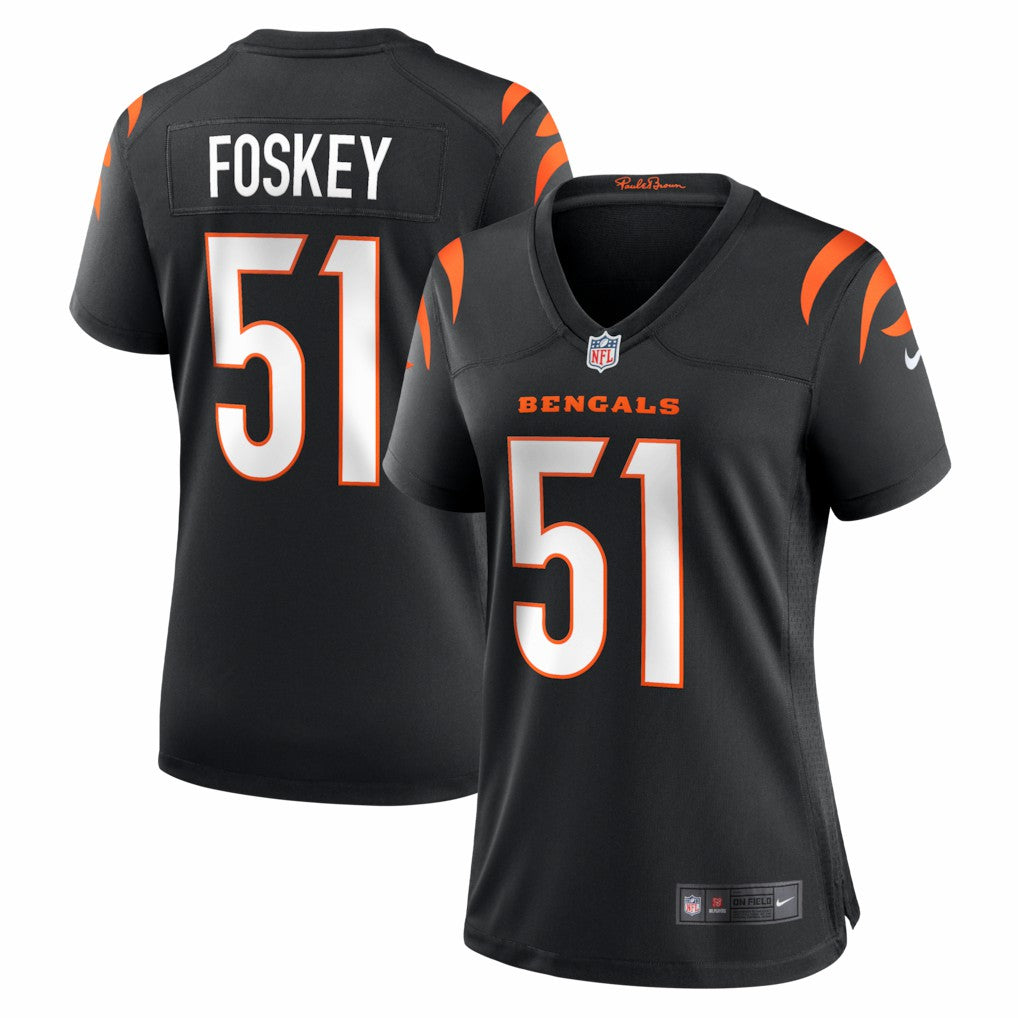 Isaiah Foskey Cincinnati Bengals Women's Team Game Jersey Black | Nike for Sale