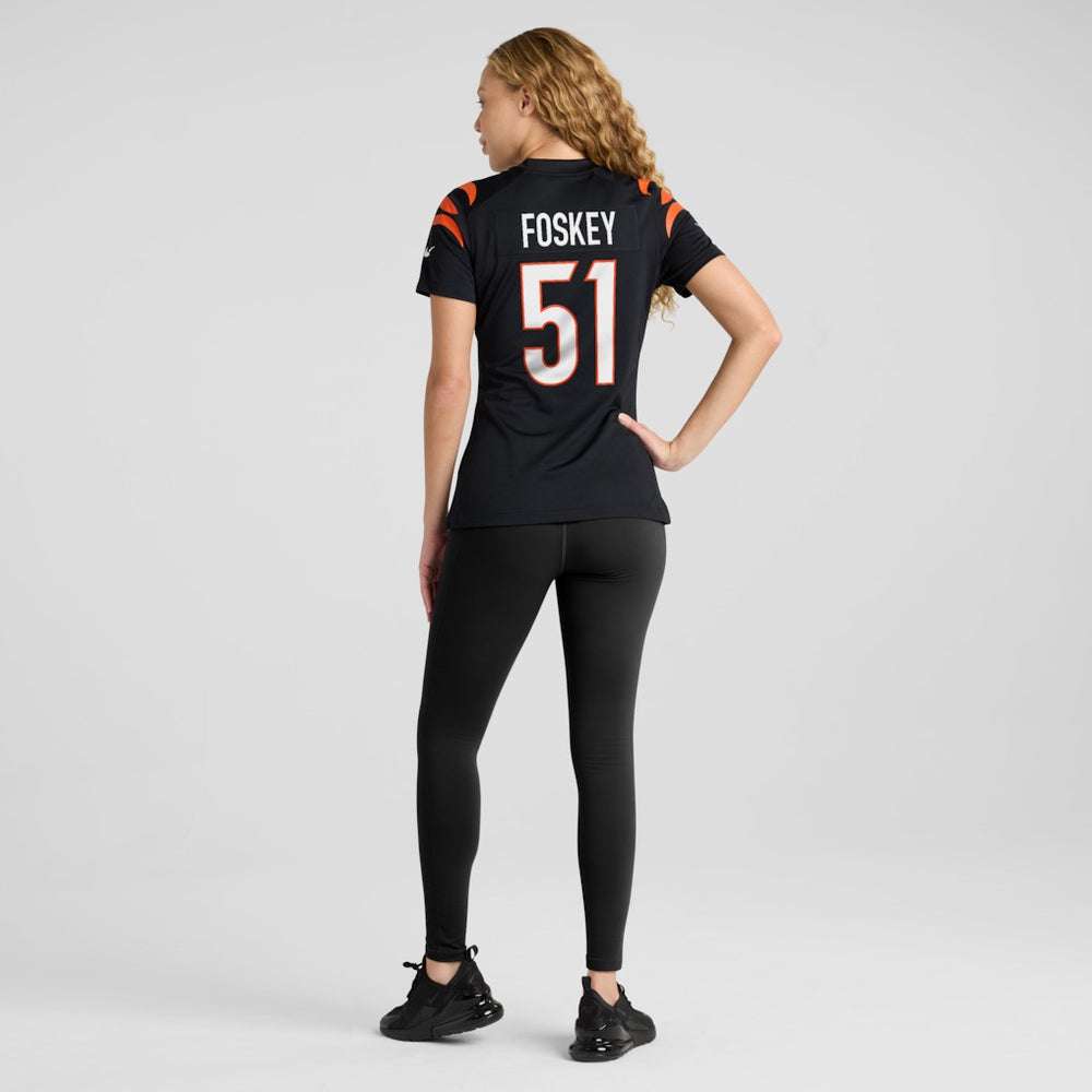 Isaiah Foskey Cincinnati Bengals Women's Team Game Jersey Black | Nike for Sale