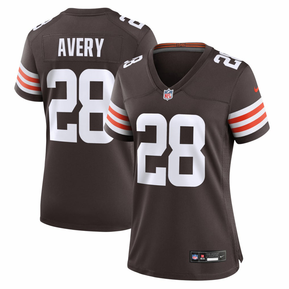 Tre Avery Cleveland Browns Women's Team Game Jersey Brown | Nike for Sale