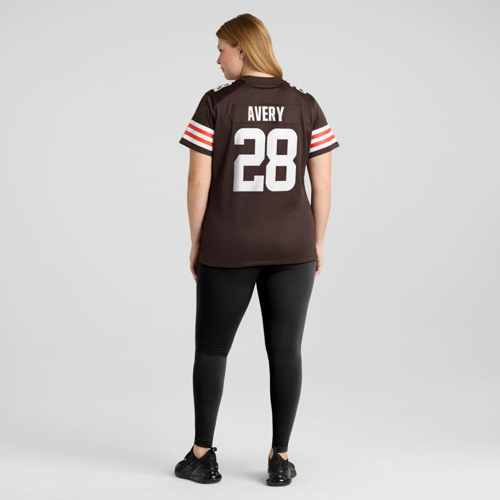 Tre Avery Cleveland Browns Women's Team Game Jersey Brown | Nike for Sale