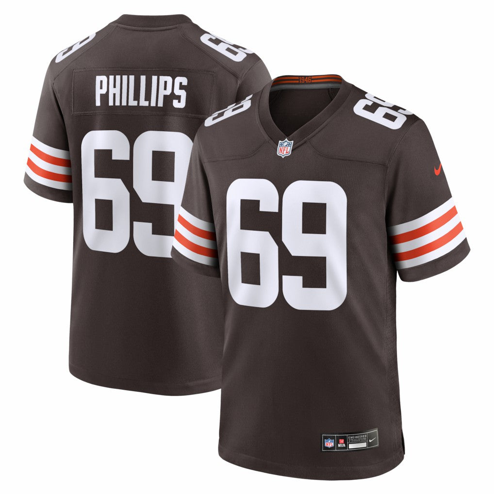 Tyre Phillips Cleveland Browns Team Game Jersey Brown | Nike for Sale
