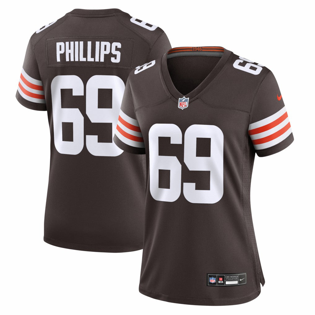 Tyre Phillips Cleveland Browns Women's Team Game Jersey Brown | Nike for Sale