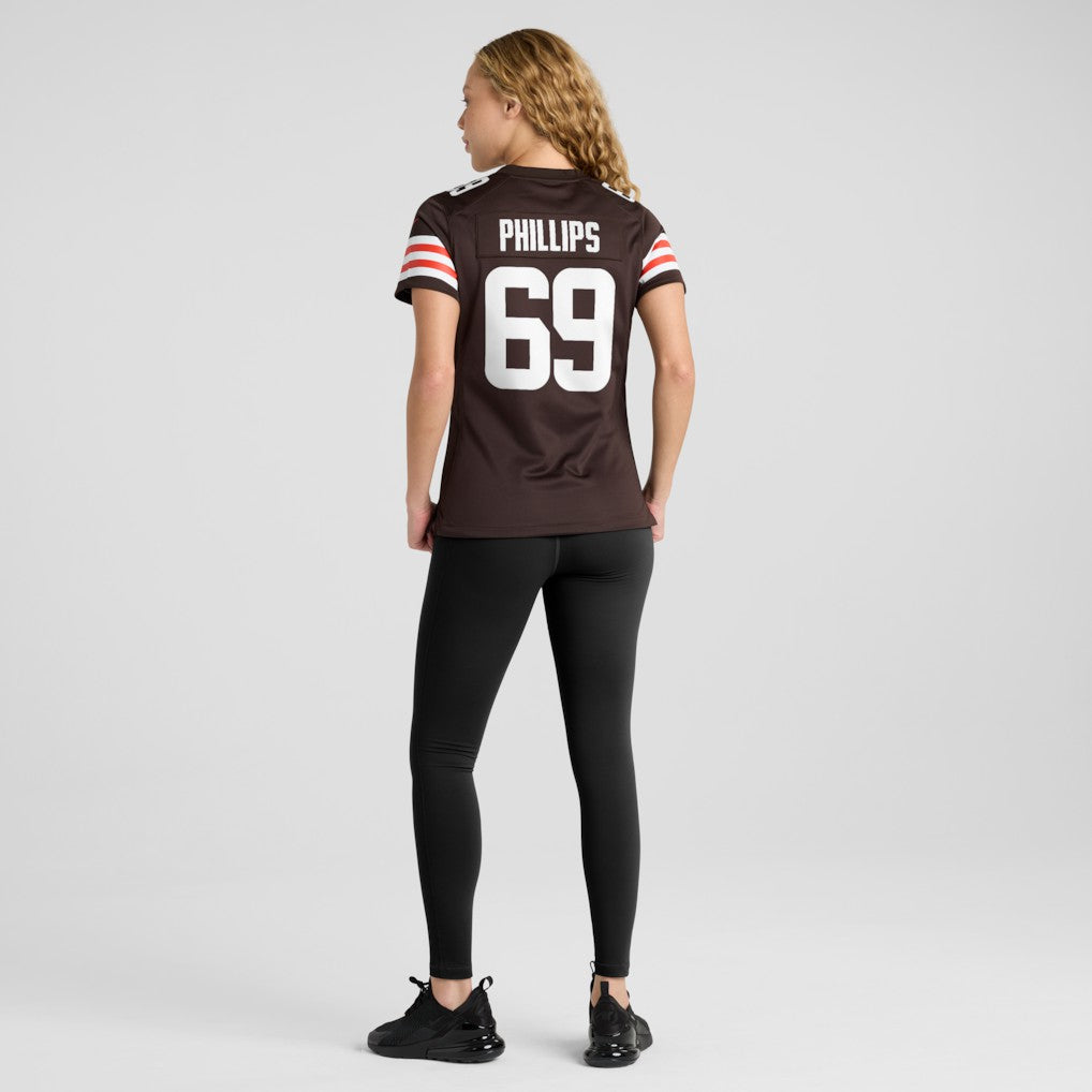 Tyre Phillips Cleveland Browns Women's Team Game Jersey Brown | Nike for Sale