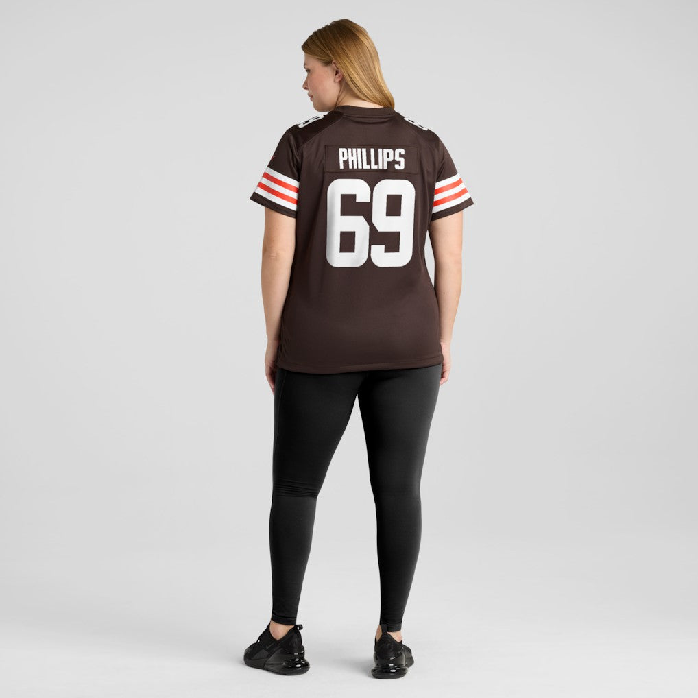 Tyre Phillips Cleveland Browns Women's Team Game Jersey Brown | Nike for Sale