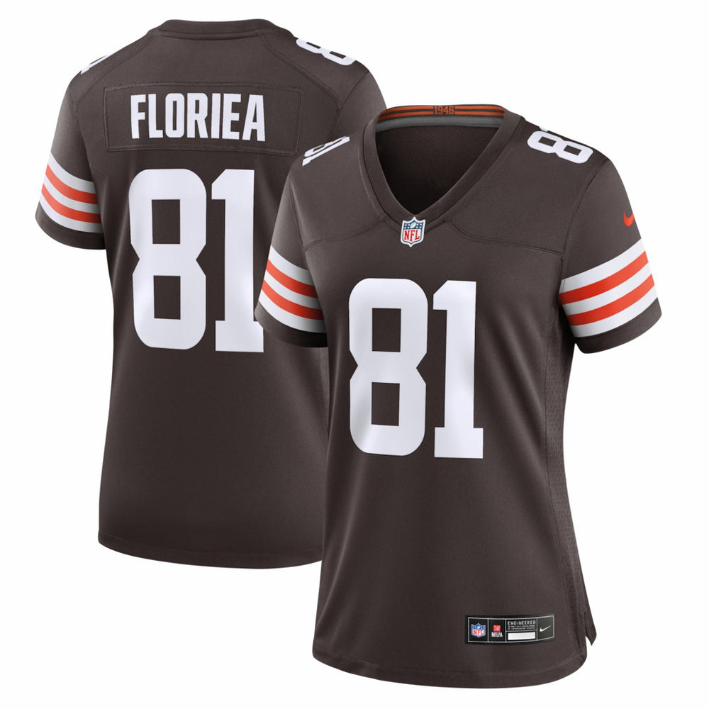 Luke Floriea Cleveland Browns Women's Team Game Jersey Brown | Nike for Sale