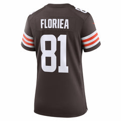 Luke Floriea Cleveland Browns Women's Team Game Jersey Brown | Nike for Sale