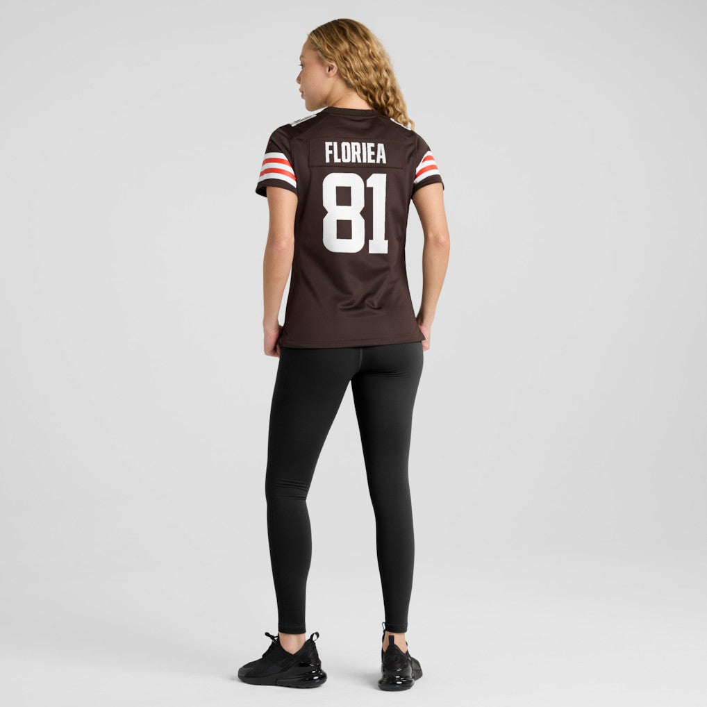 Luke Floriea Cleveland Browns Women's Team Game Jersey Brown | Nike for Sale