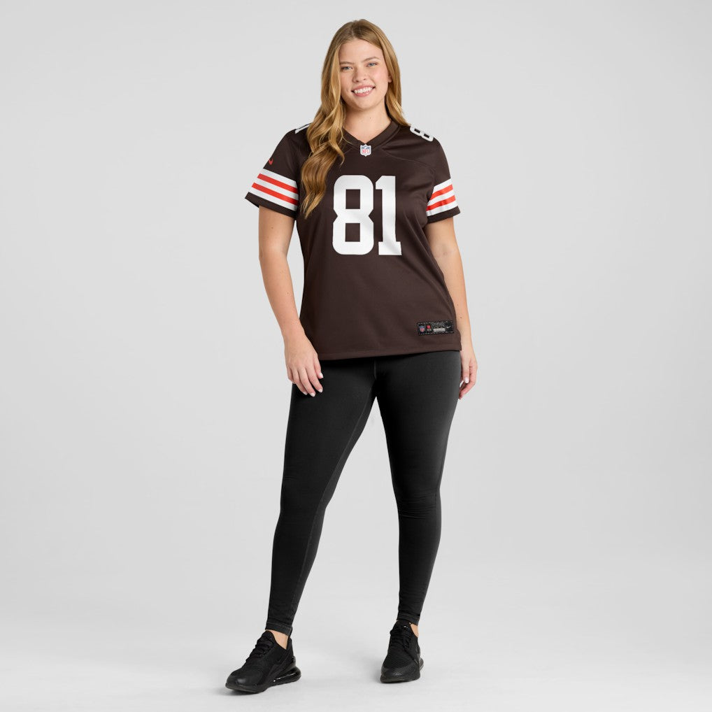 Luke Floriea Cleveland Browns Women's Team Game Jersey Brown | Nike for Sale