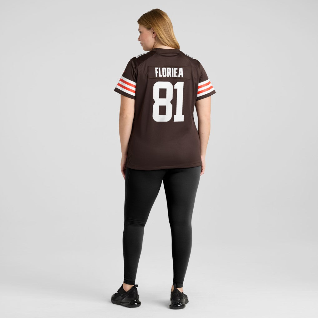Luke Floriea Cleveland Browns Women's Team Game Jersey Brown | Nike for Sale
