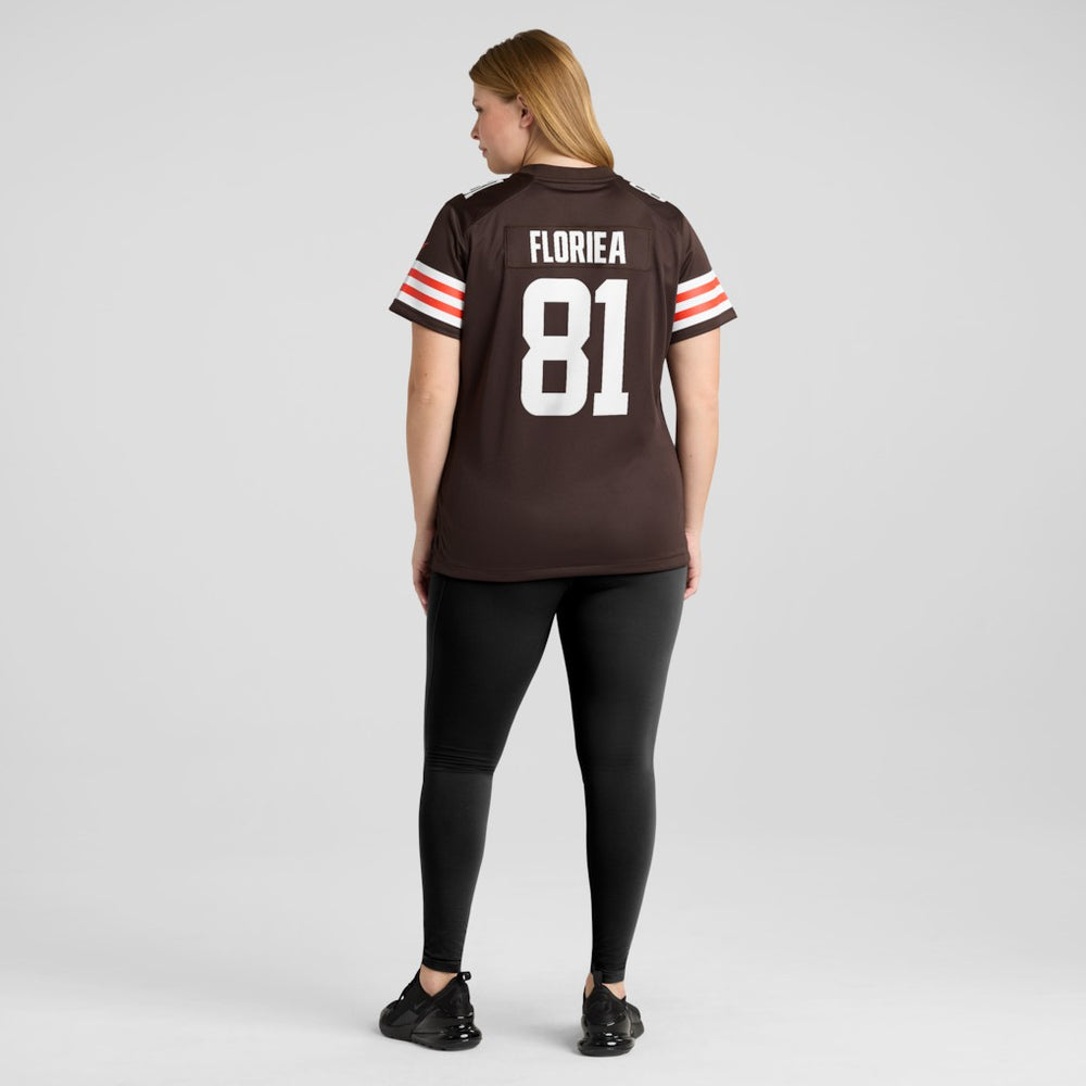 Luke Floriea Cleveland Browns Women's Team Game Jersey Brown | Nike for Sale