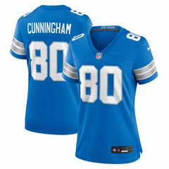 Malik Cunningham Detroit Lions Women's Team Game Jersey Blue | Nike for Sale