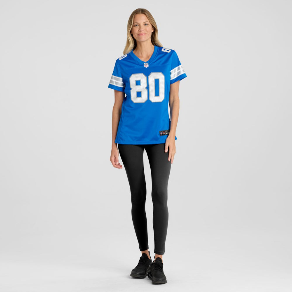 Malik Cunningham Detroit Lions Women's Team Game Jersey Blue | Nike for Sale