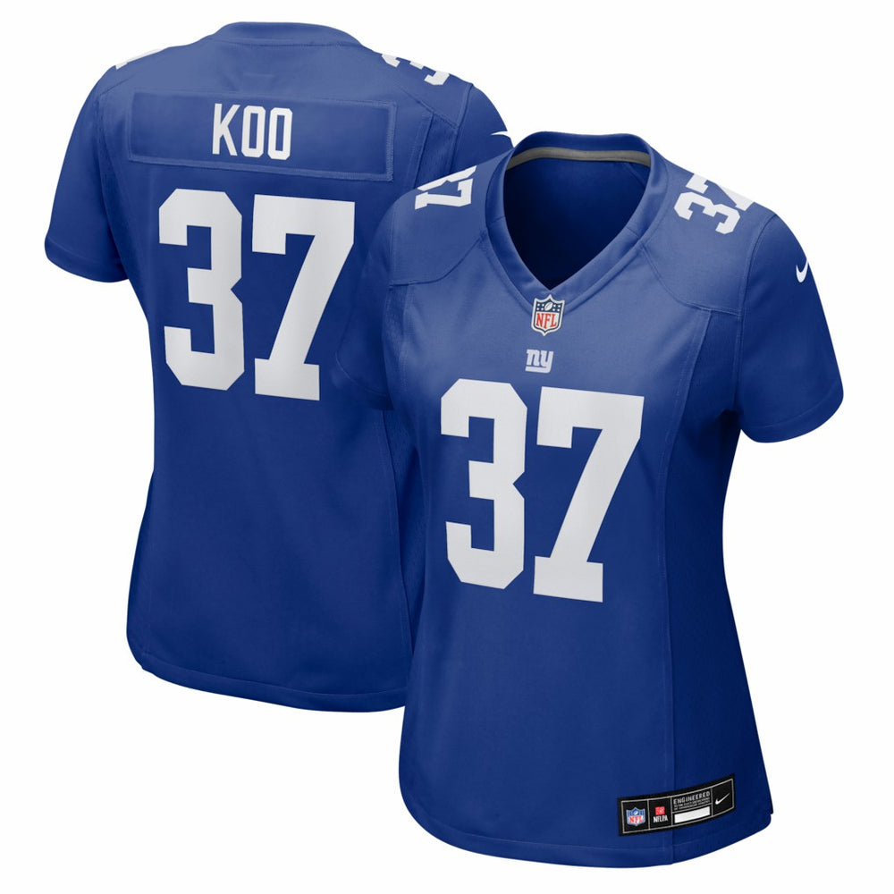 Younghoe Koo New York Giants Women's Team Game Jersey Royal | Nike for Sale