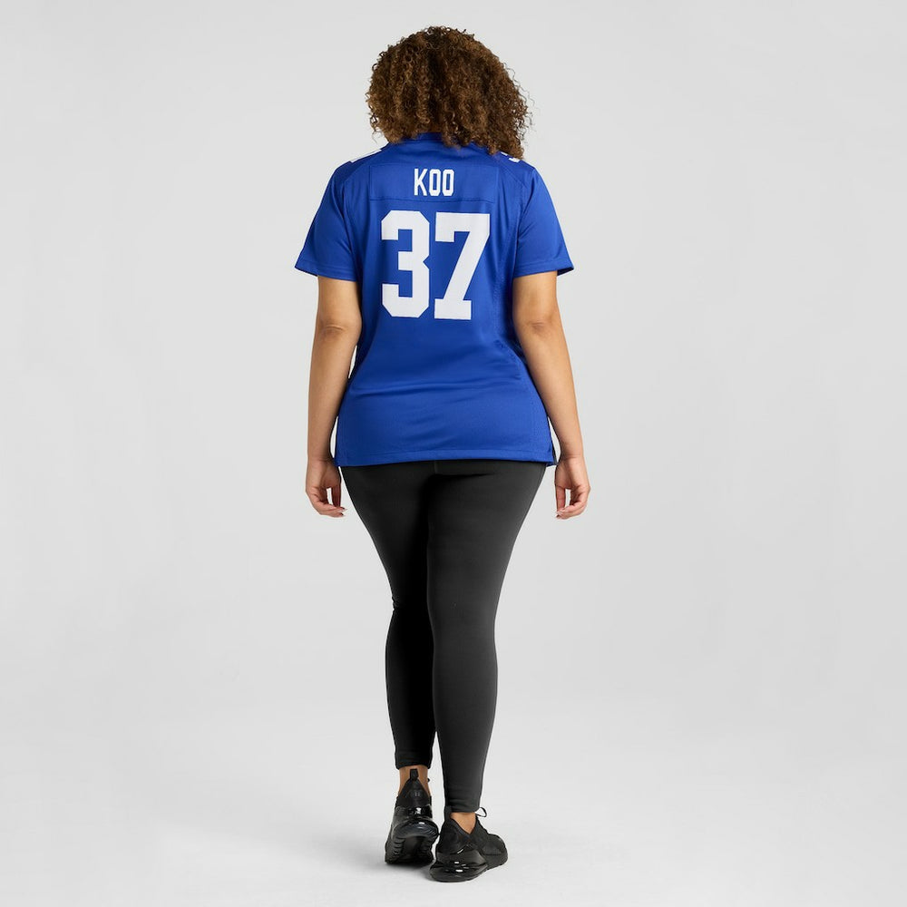 Younghoe Koo New York Giants Women's Team Game Jersey Royal | Nike for Sale