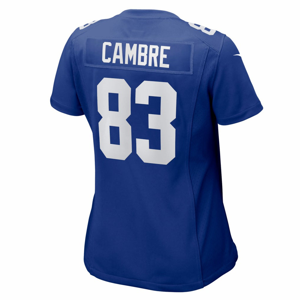 Dalen Cambre New York Giants Women's Team Game Jersey Royal | Nike for Sale
