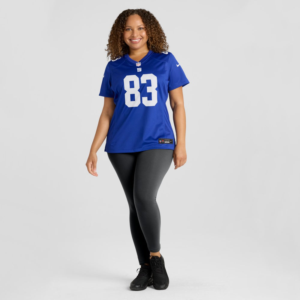 Dalen Cambre New York Giants Women's Team Game Jersey Royal | Nike for Sale