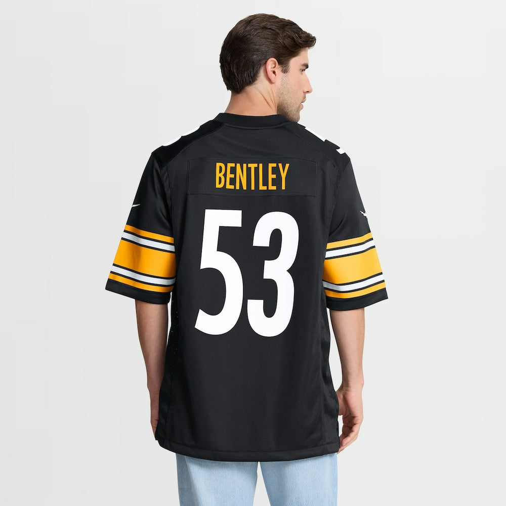 JaWhaun Bentley Pittsburgh Steelers Team Game Jersey Black | Nike for Sale