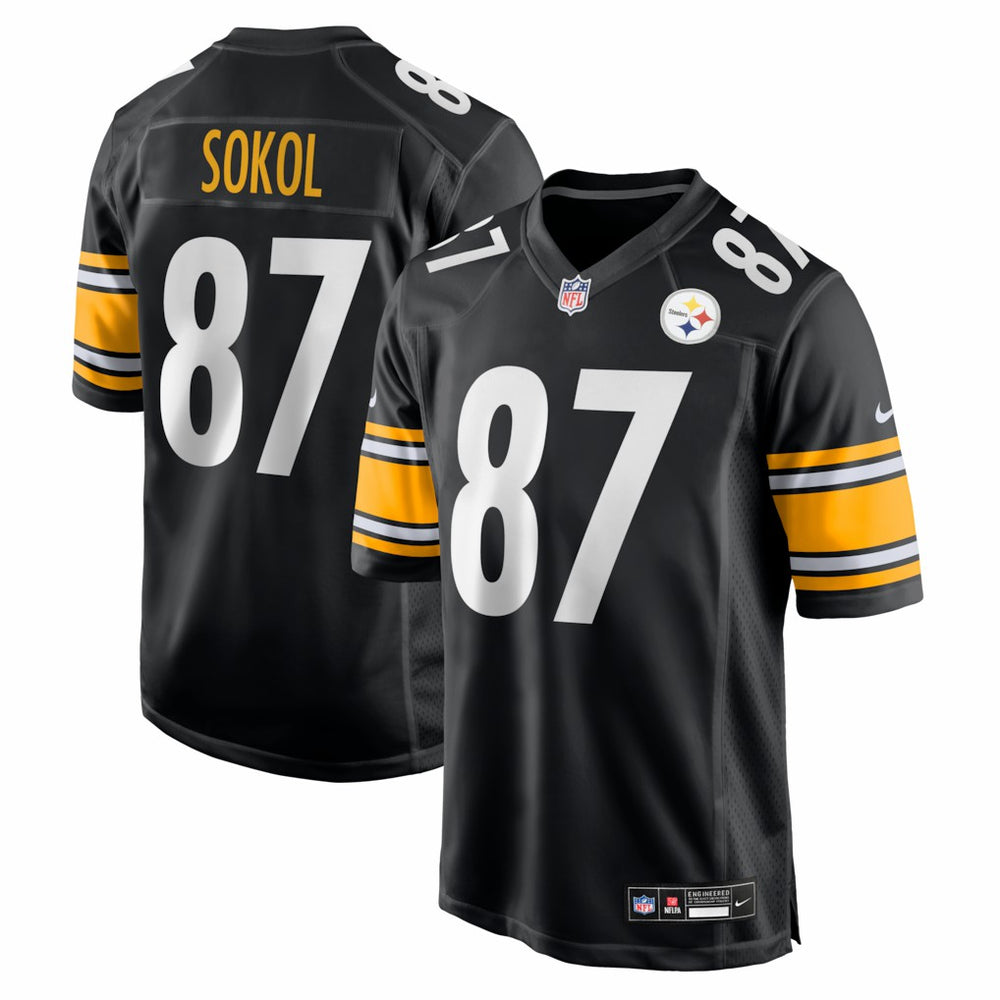 Matt Sokol Pittsburgh Steelers Team Game Jersey Black | Nike for Sale
