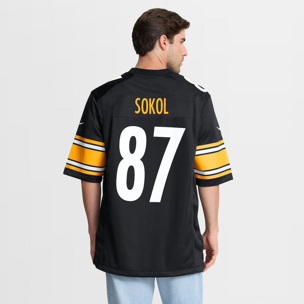 Matt Sokol Pittsburgh Steelers Team Game Jersey Black | Nike for Sale