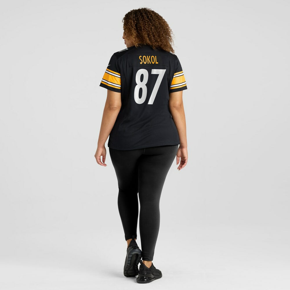 Matt Sokol Pittsburgh Steelers Women's Team Game Jersey Black | Nike for Sale
