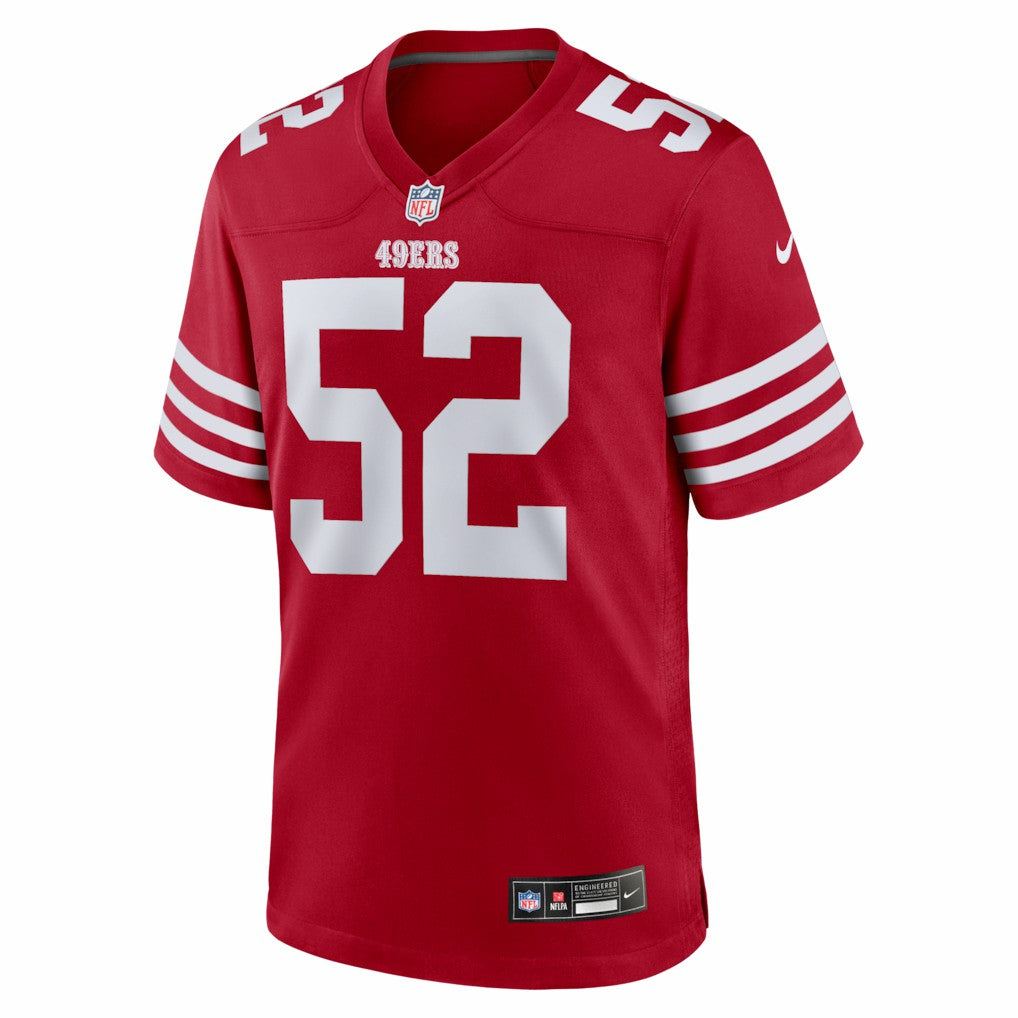 Messiah Swinson San Francisco 49ers Team Game Jersey Scarlet | Nike for Sale