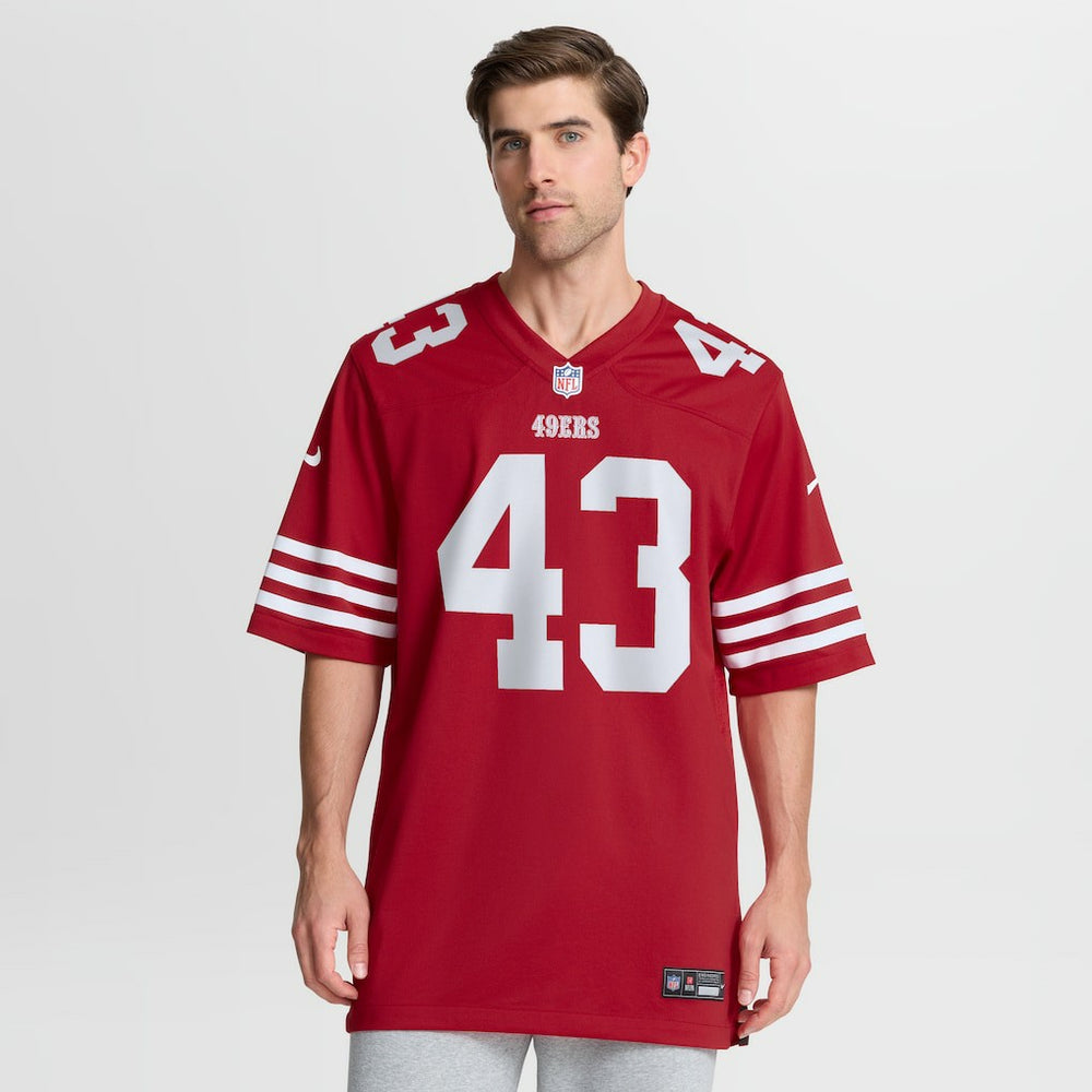 Messiah Swinson San Francisco 49ers Team Game Jersey Scarlet | Nike for Sale