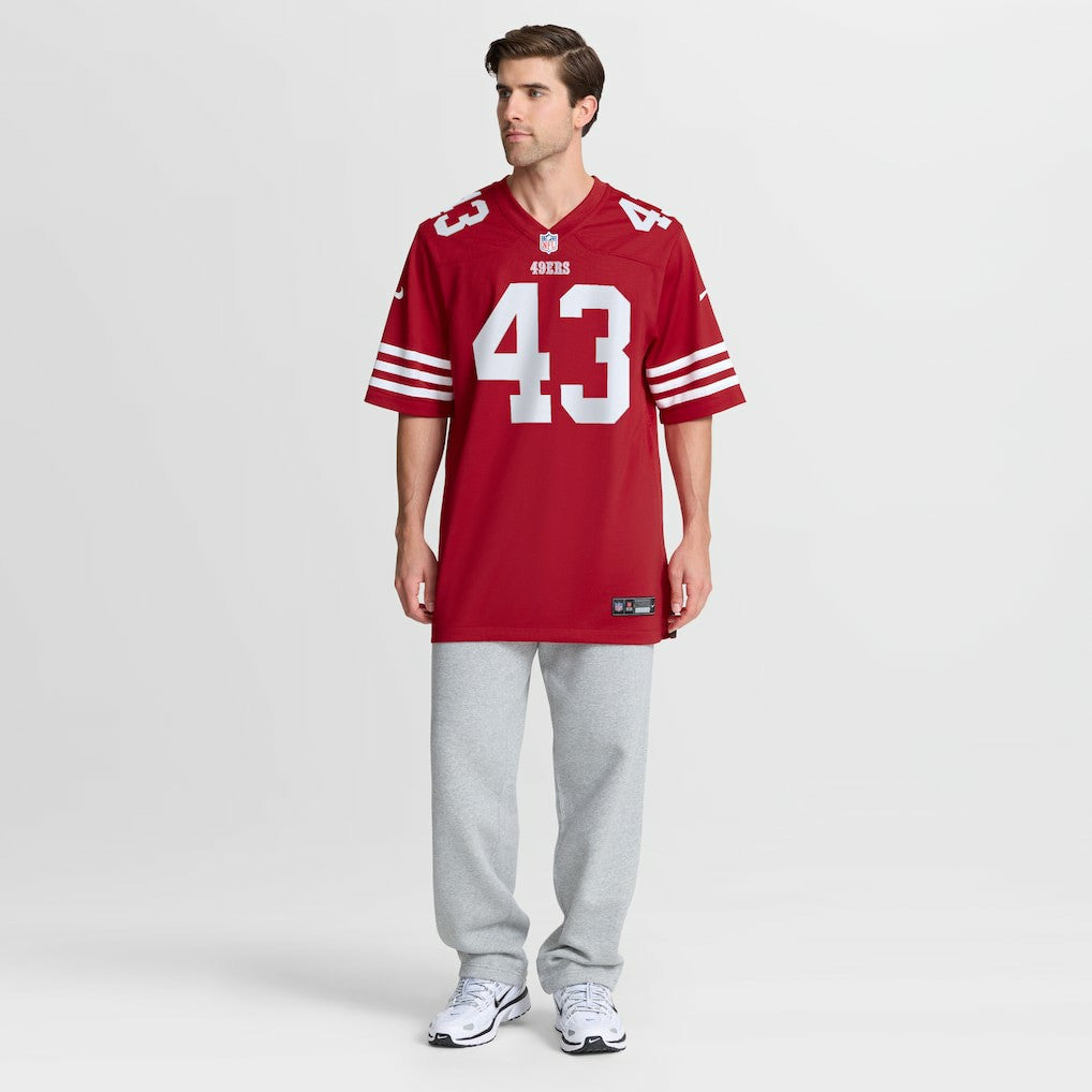 Messiah Swinson San Francisco 49ers Team Game Jersey Scarlet | Nike for Sale