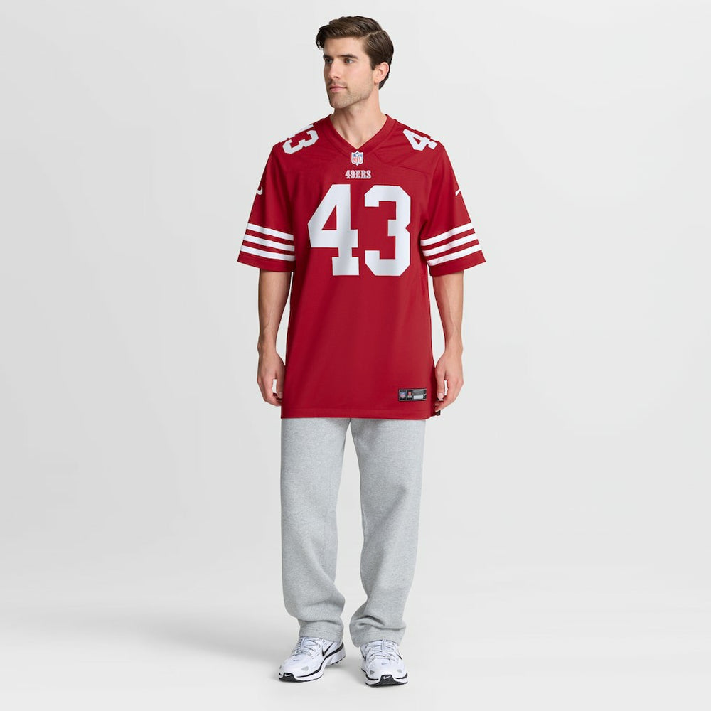 Messiah Swinson San Francisco 49ers Team Game Jersey Scarlet | Nike for Sale