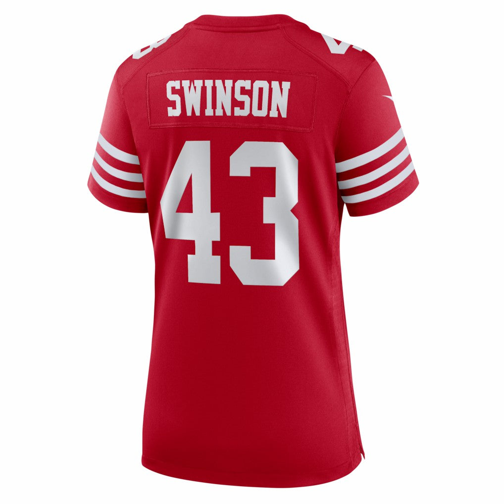 Messiah Swinson San Francisco 49ers Women's Team Game Jersey Scarlet | Nike for Sale