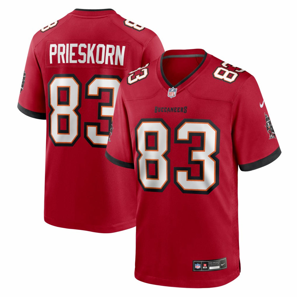Caden Prieskorn Tampa Bay Buccaneers Team Game Jersey Red | Nike for Sale