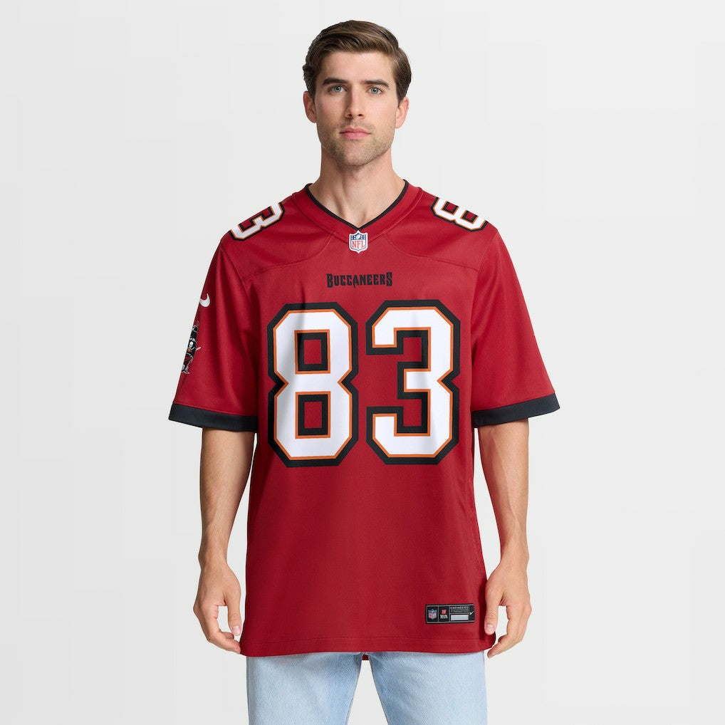 Caden Prieskorn Tampa Bay Buccaneers Team Game Jersey Red | Nike for Sale