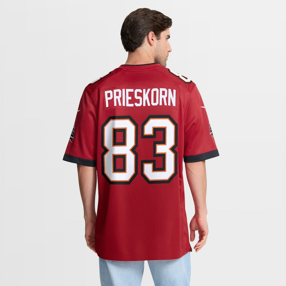 Caden Prieskorn Tampa Bay Buccaneers Team Game Jersey Red | Nike for Sale
