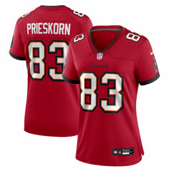 Caden Prieskorn Tampa Bay Buccaneers Women's Team Game Jersey Red | Nike for Sale