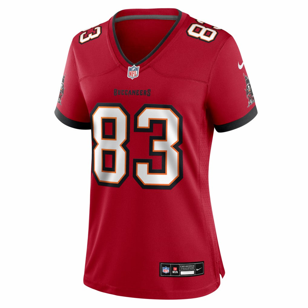 Caden Prieskorn Tampa Bay Buccaneers Women's Team Game Jersey Red | Nike for Sale