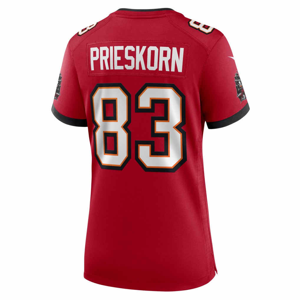 Caden Prieskorn Tampa Bay Buccaneers Women's Team Game Jersey Red | Nike for Sale