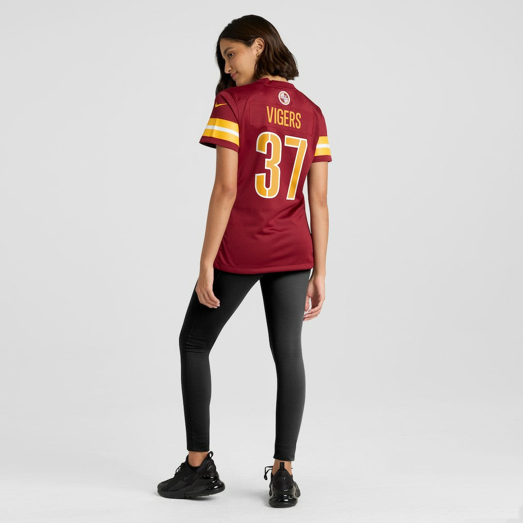 Car'lin Vigers Washington Commanders Women's Team Game Jersey Burgundy | Nike for Sale