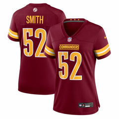 Preston Smith Washington Commanders Women's Team Game Jersey Burgundy | Nike for Sale