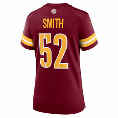 Preston Smith Washington Commanders Women's Team Game Jersey Burgundy | Nike for Sale