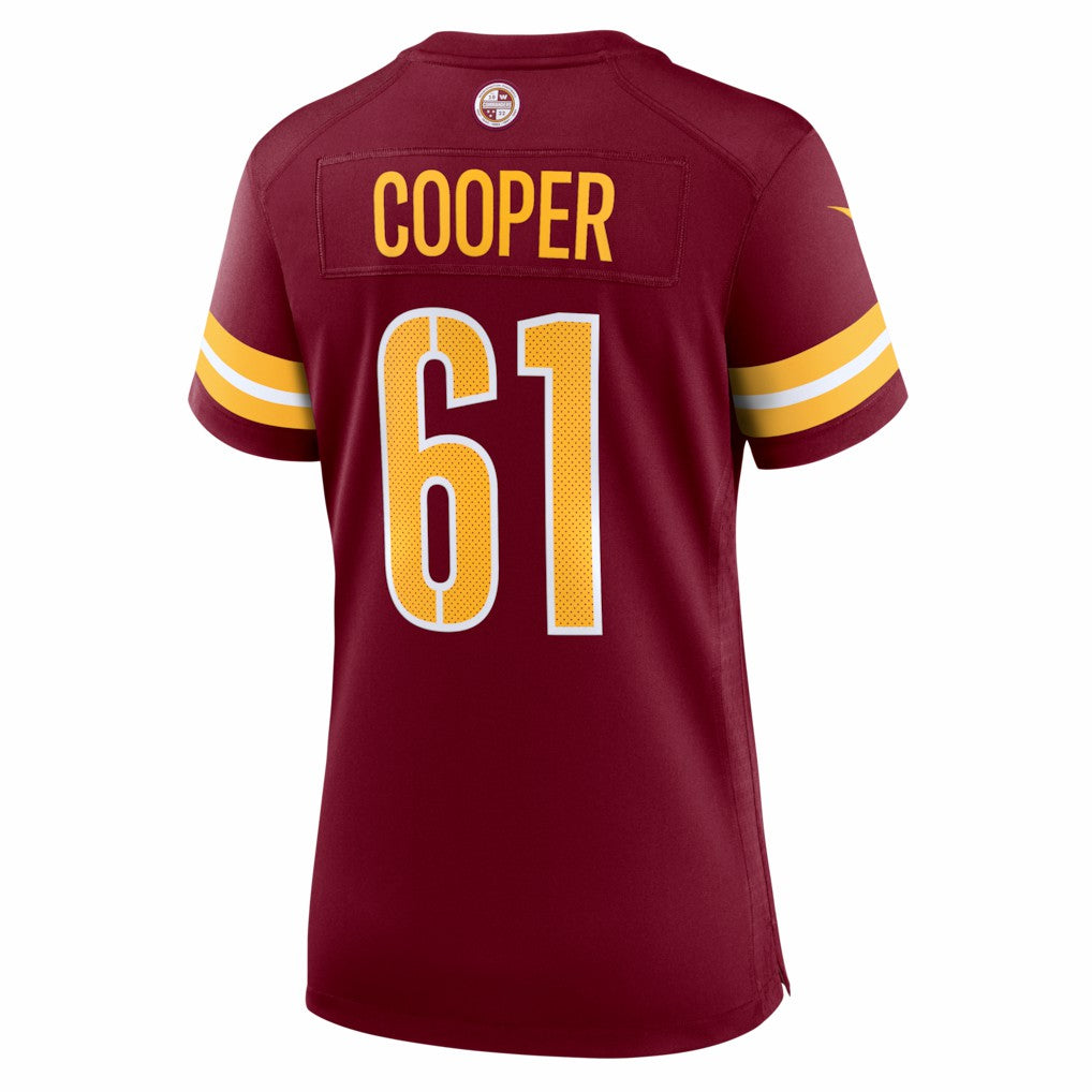 Tyler Cooper Washington Commanders Women's Team Game Jersey Burgundy | Nike for Sale
