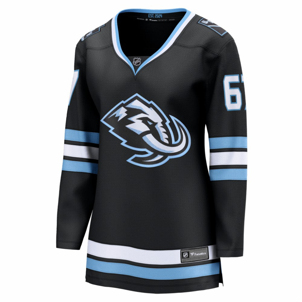 Lawson Crouse Utah Mammoth Fanatics Women's Home Breakaway Player Jersey - Black - NHL